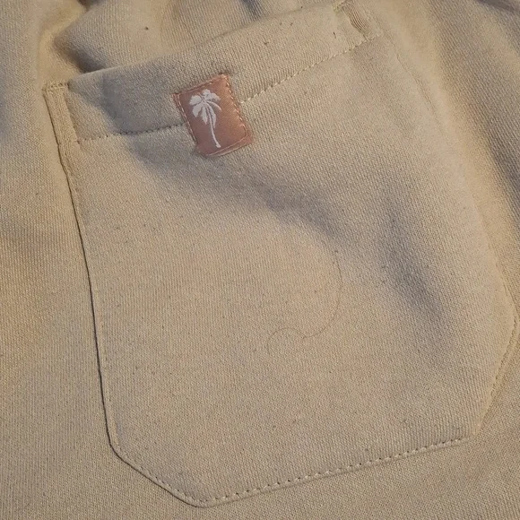 Mens Free Planet Beige Sweatpant Shorts - Picture 8 of 8